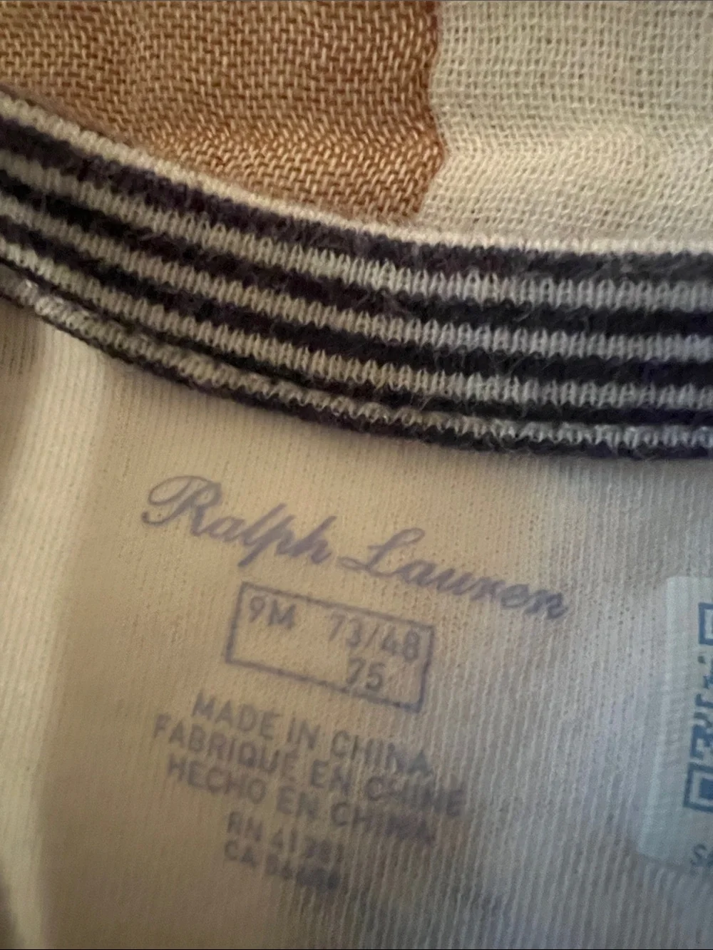 Ralph Lauren baby onsie one-piece with bears